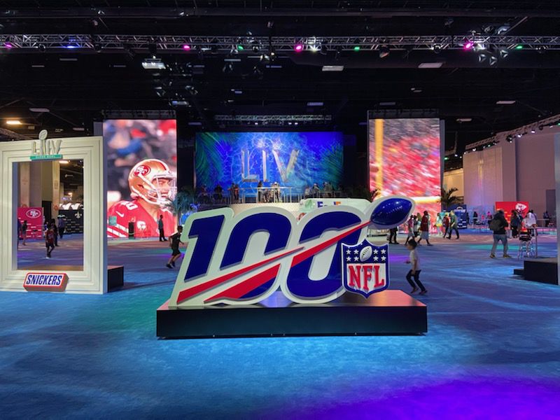 NFL 100 Logo